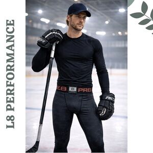 L8 Performance Quick-Dry Compression Leggings Small